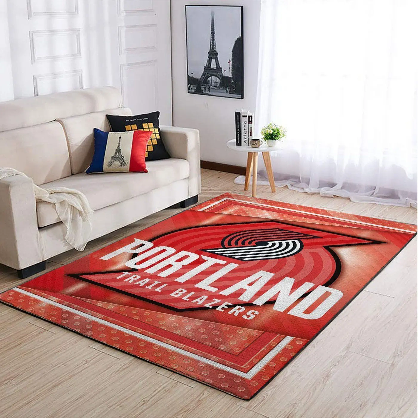 Portland Trail Blazers Area Rug, NBA Floor Decor, Non-Slip for Basketball Fans 2891112