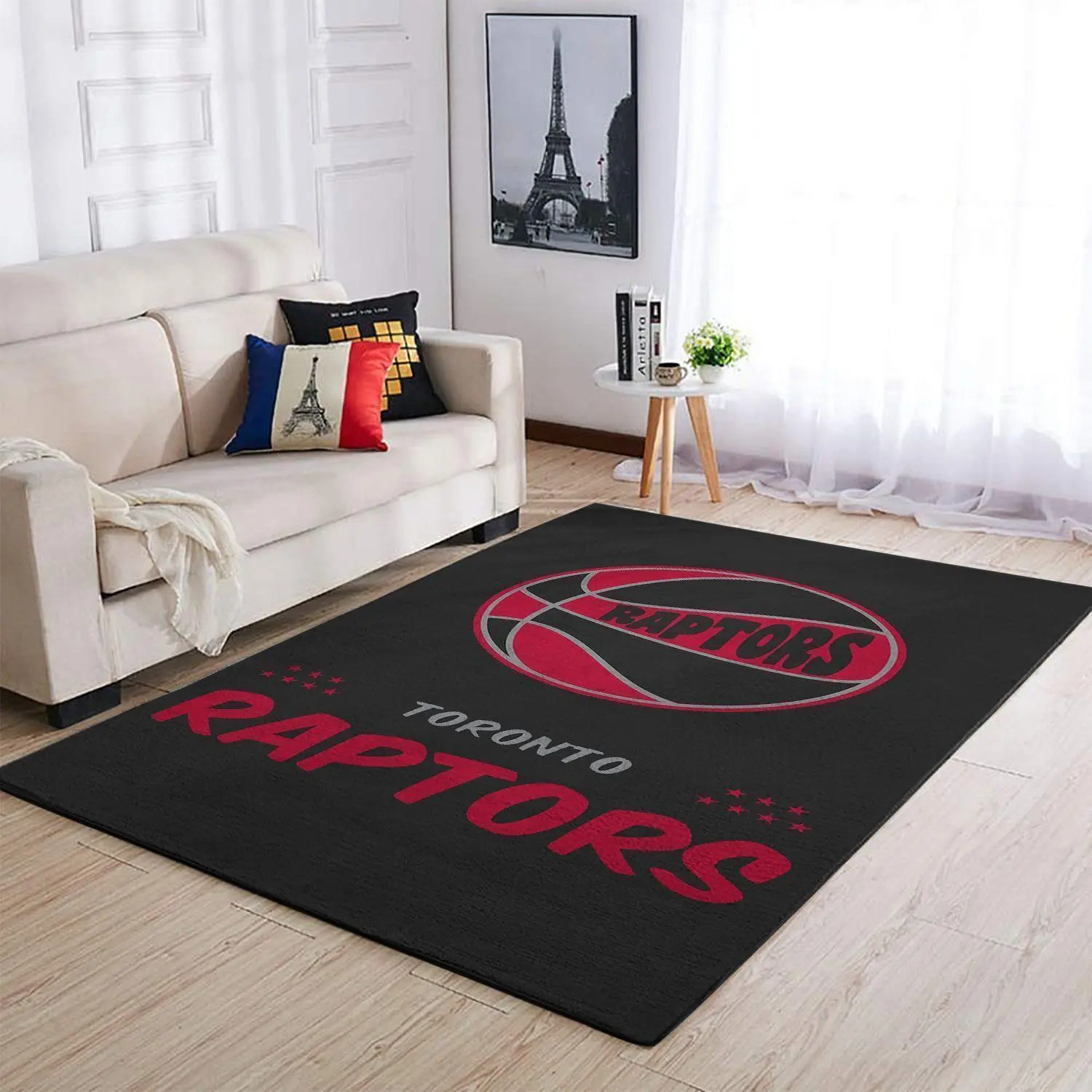 Toronto Raptors Area Rug, NBA Floor Decor, Non-Slip for Basketball Fans 2891350