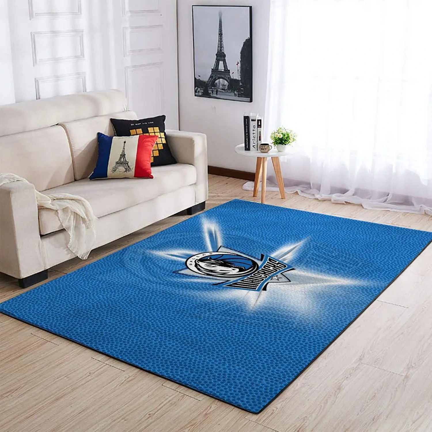 Dallas Mavericks Area Rug, NBA Floor Decor, Non-Slip for Basketball Fans 2891331