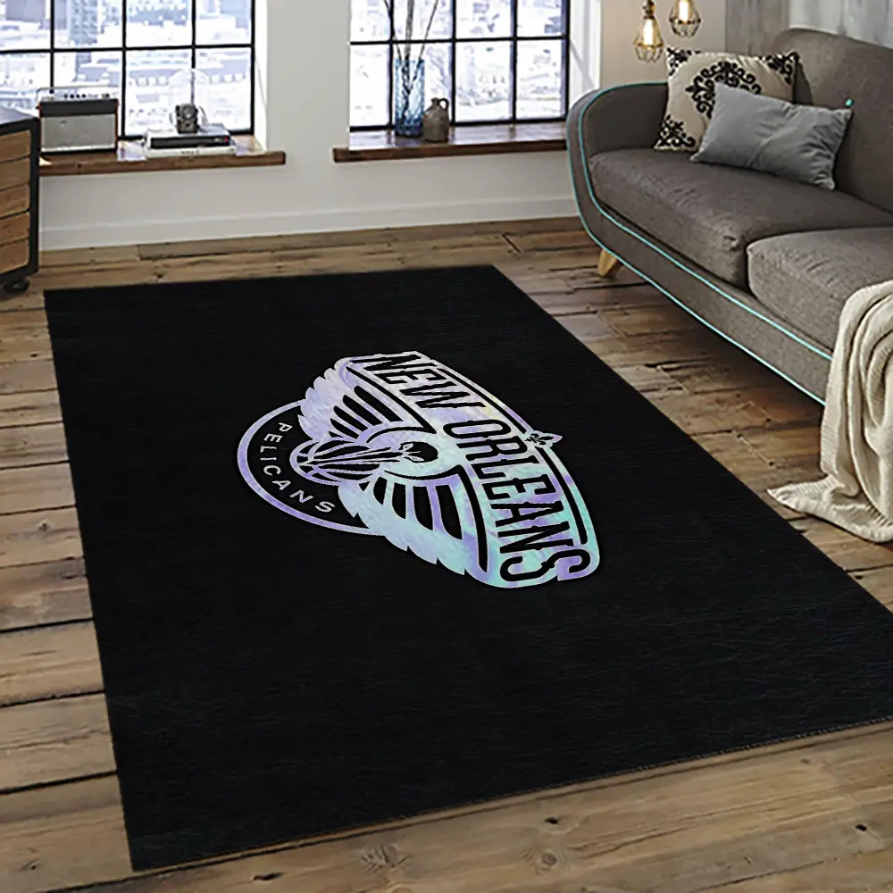 New Orleans Pelicans Area Rug, NBA Floor Decor, Non-Slip for Basketball Fans 289461