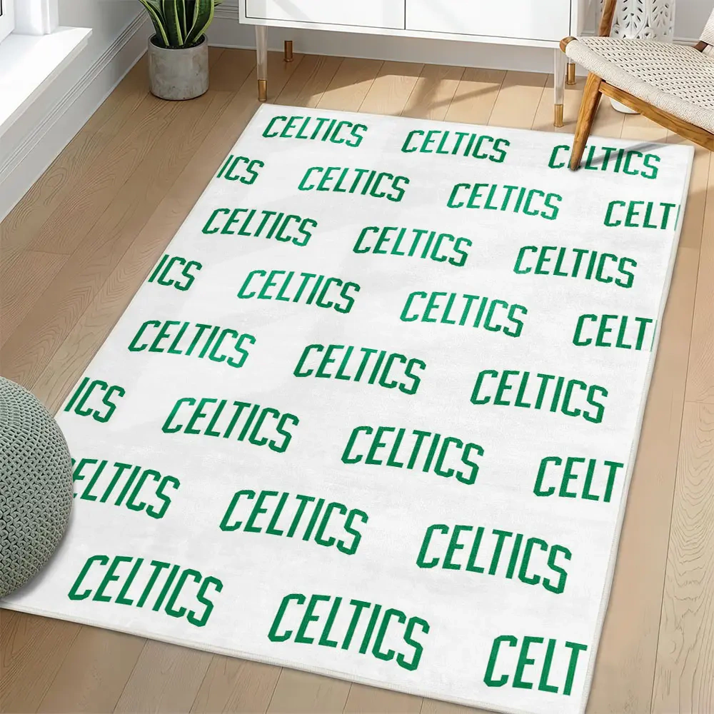 Boston Celtics Area Rug, NBA Non-Slip Mat for Basketball Fans 2250926423