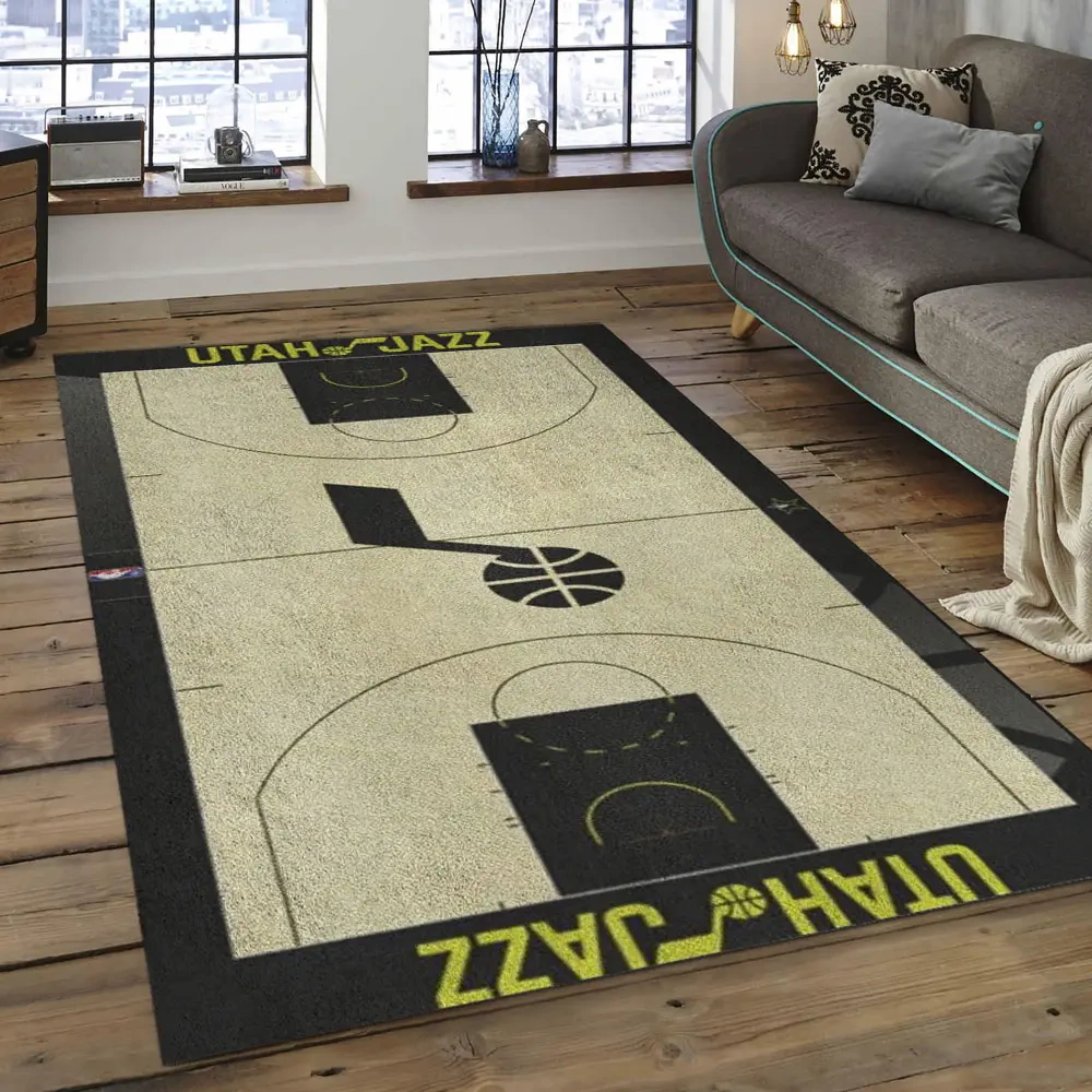 Utah Jazz Area Rug, NBA Floor Decor, Non-Slip for Basketball Fans 289962