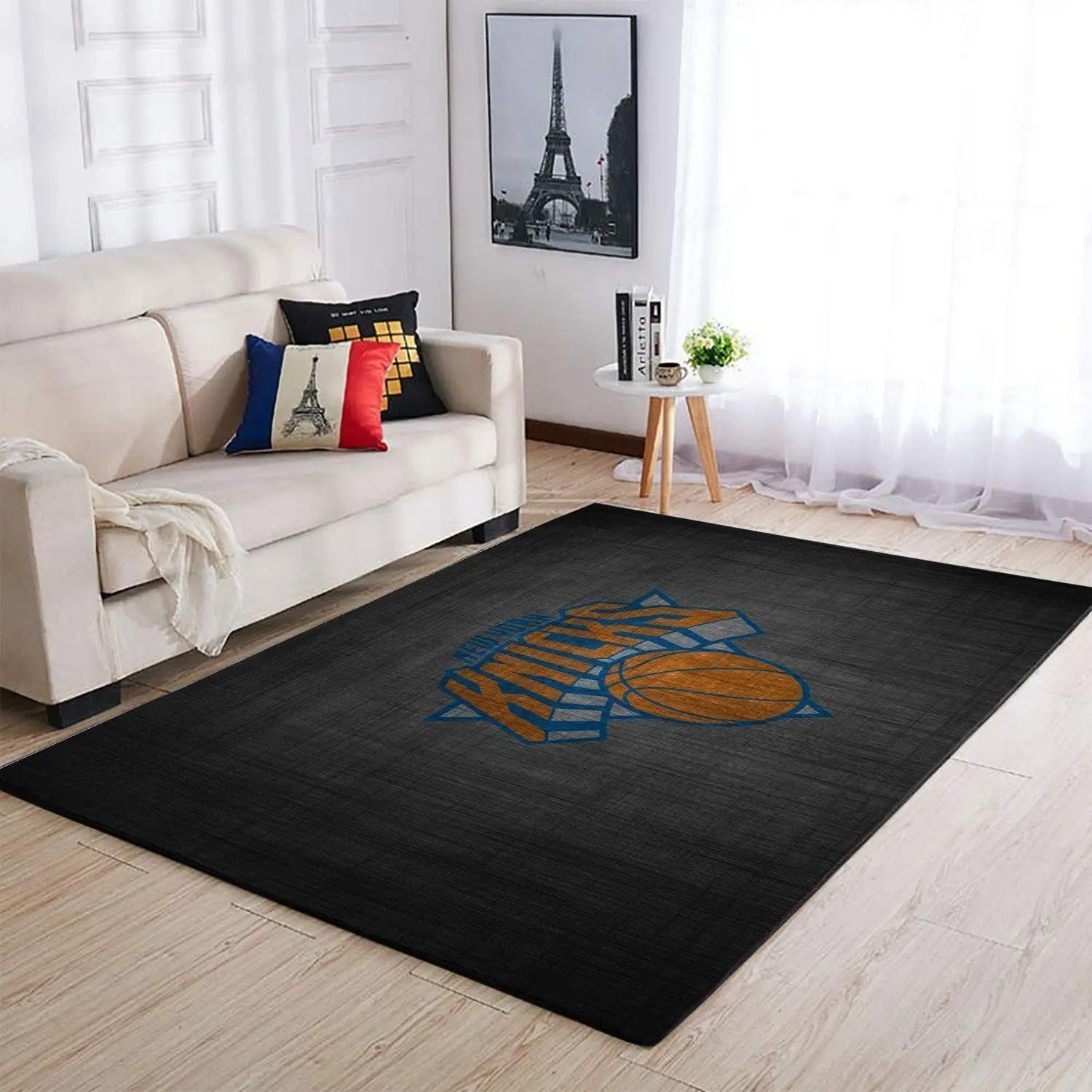 New York Knicks Area Rug, NBA Floor Decor, Non-Slip for Basketball Fans 2891372