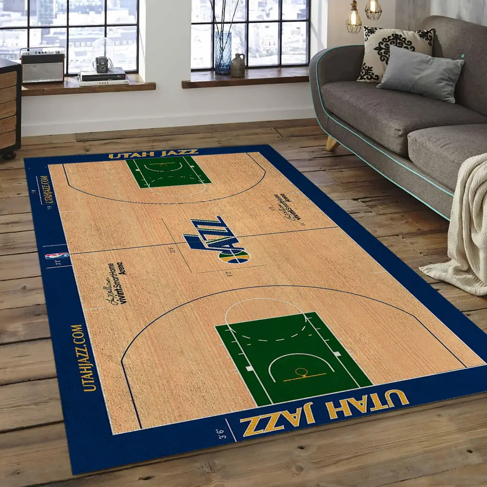 Utah Jazz Area Rug, NBA Floor Decor, Non-Slip for Basketball Fans 289960
