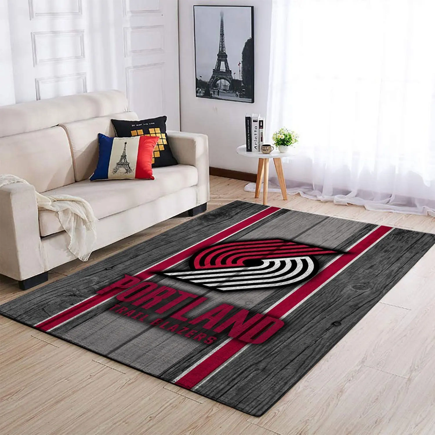 Portland Trail Blazers Area Rug, NBA Floor Decor, Non-Slip for Basketball Fans 2891111