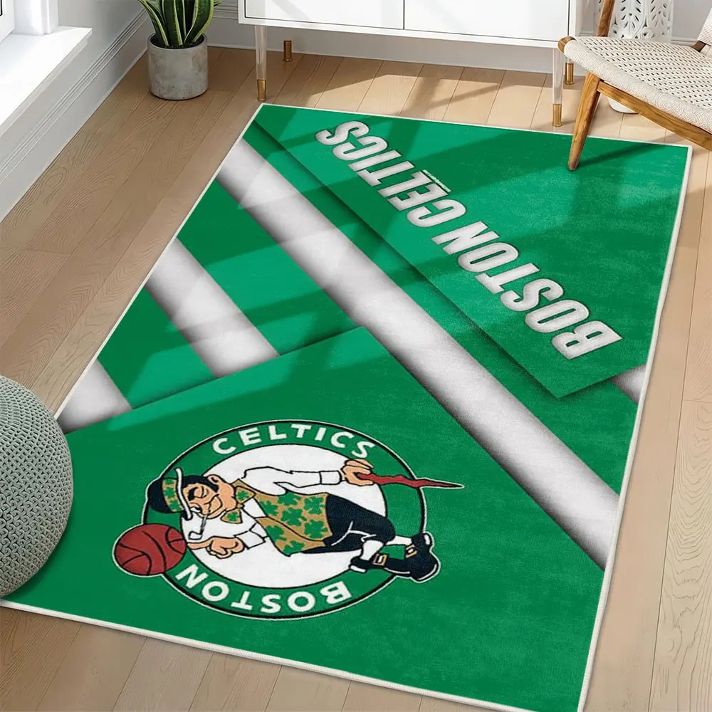Boston Celtics Area Rug, NBA Non-Slip Mat for Basketball Fans 2250926427