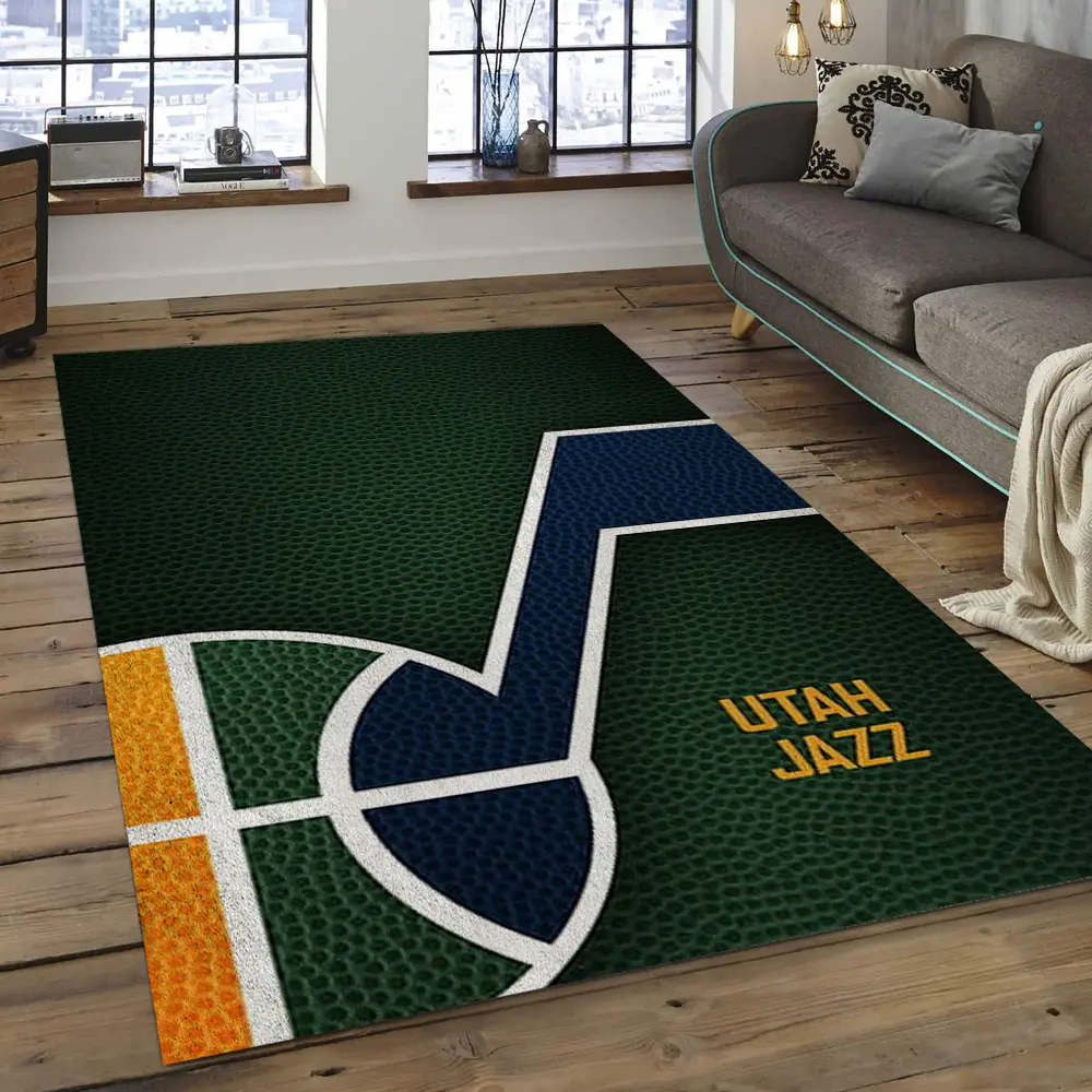 Utah Jazz Area Rug, NBA Floor Decor, Non-Slip for Basketball Fans 289969