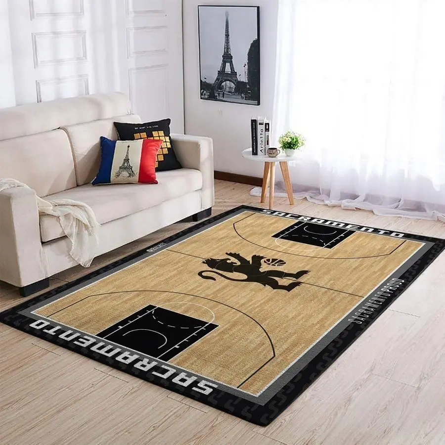 Sacramento Kings Area Rug, NBA Floor Decor, Non-Slip for Basketball Fans 2891115
