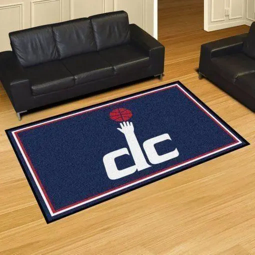Washington Wizards Area Rug, NBA Floor Decor, Non-Slip for Basketball Fans 2891261