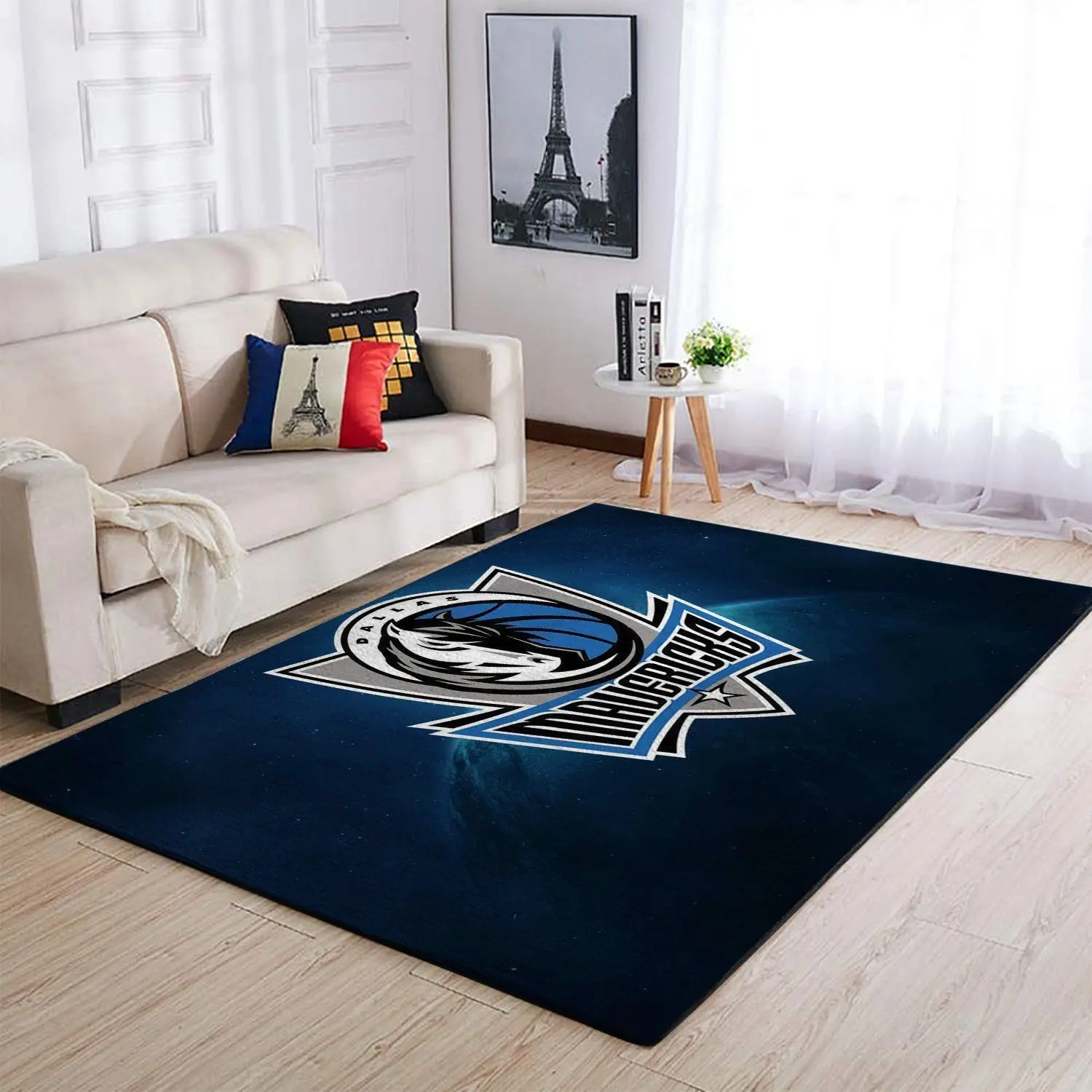 Dallas Mavericks Area Rug, NBA Floor Decor, Non-Slip for Basketball Fans 2891328