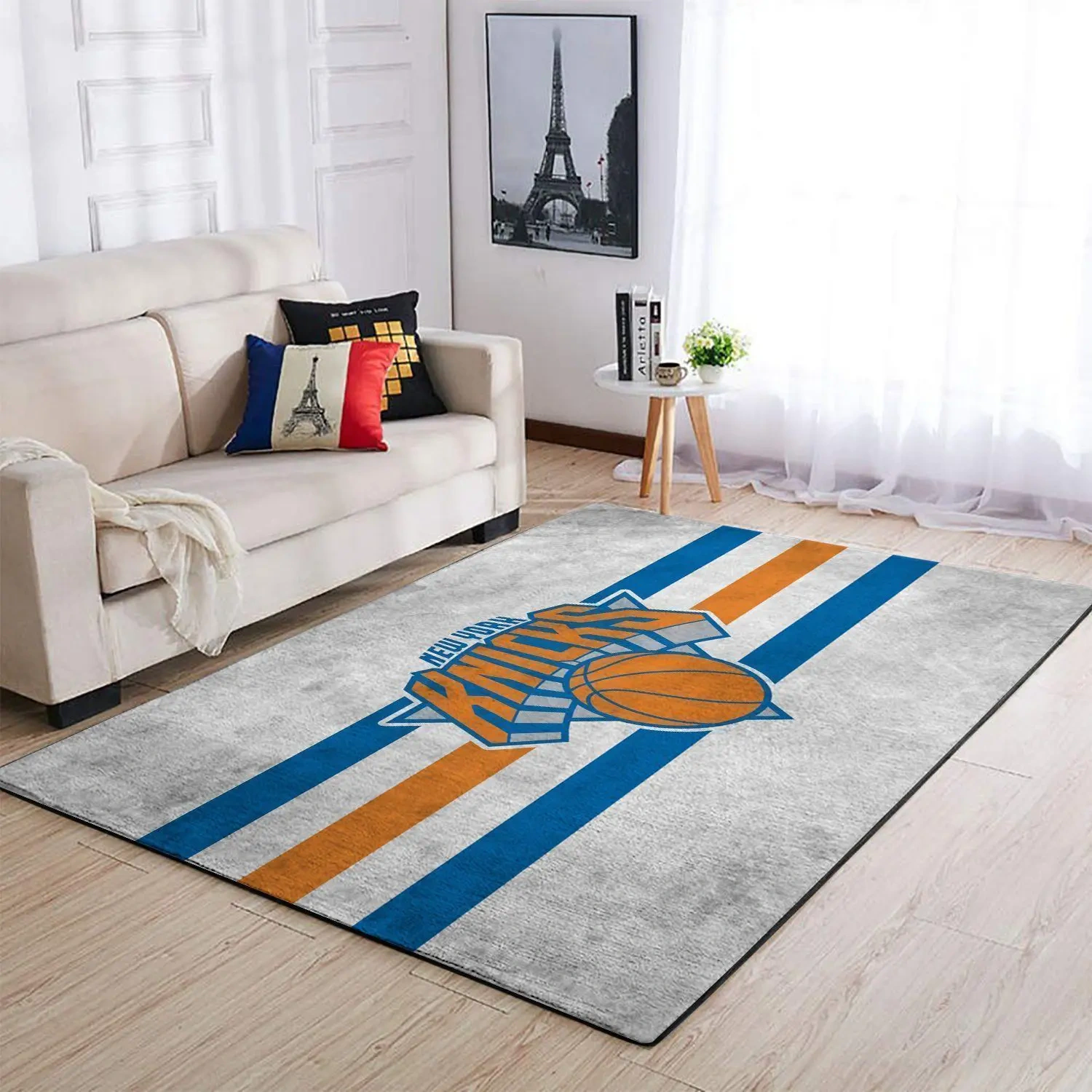 New York Knicks Area Rug, NBA Floor Decor, Non-Slip for Basketball Fans 2891371
