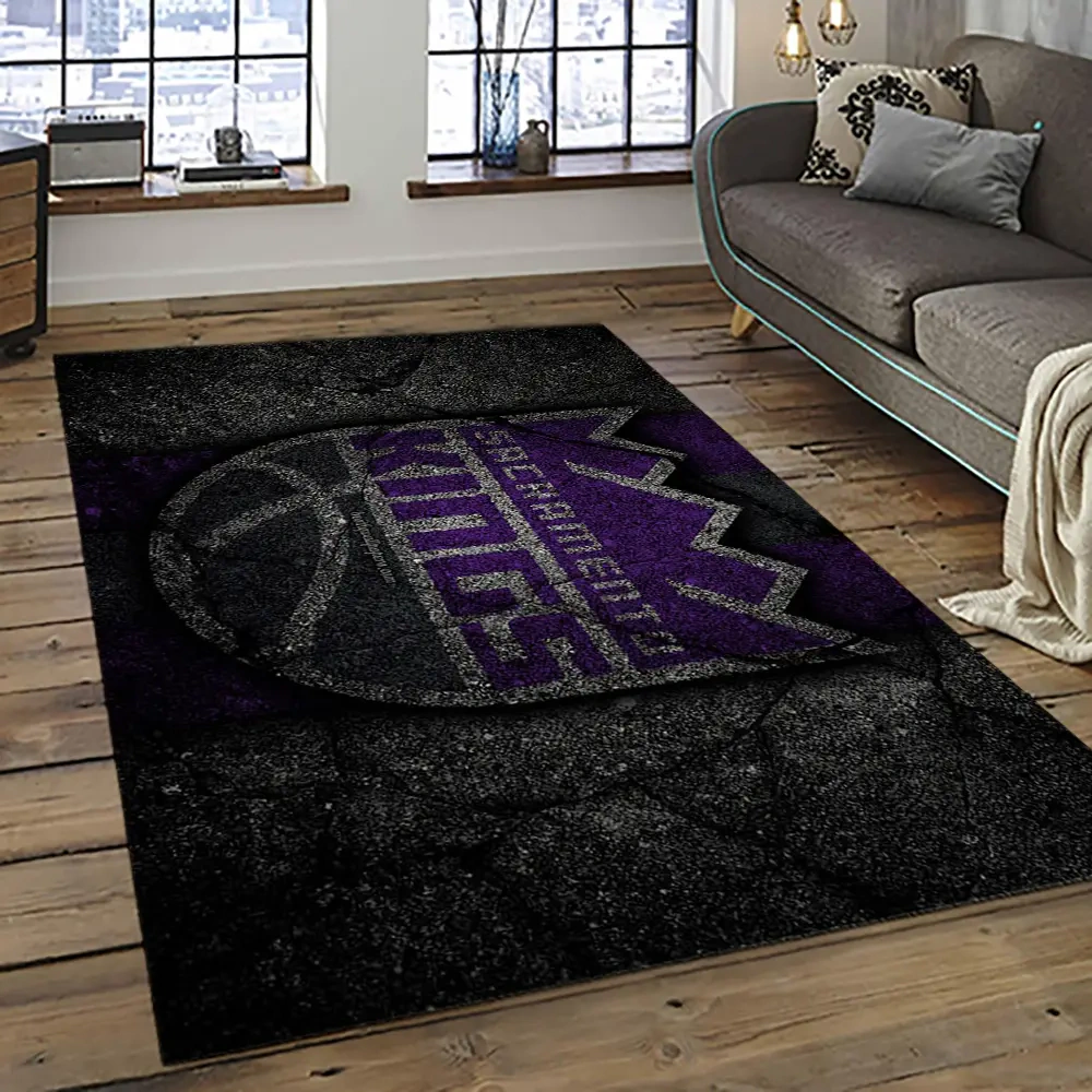 Sacramento Kings Area Rug, NBA Floor Decor, Non-Slip for Basketball Fans 289242