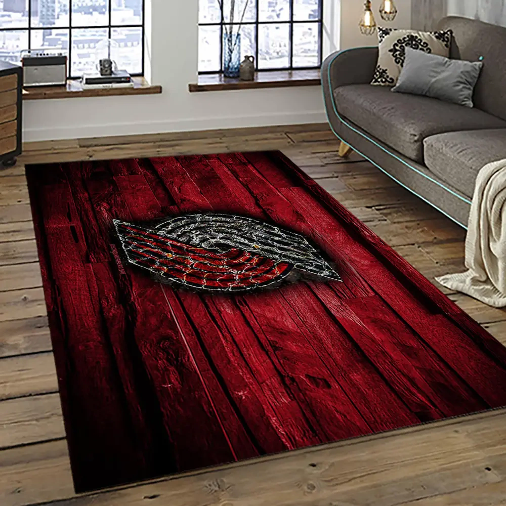 Portland Trail Blazers Area Rug, NBA Floor Decor, Non-Slip for Basketball Fans 289401