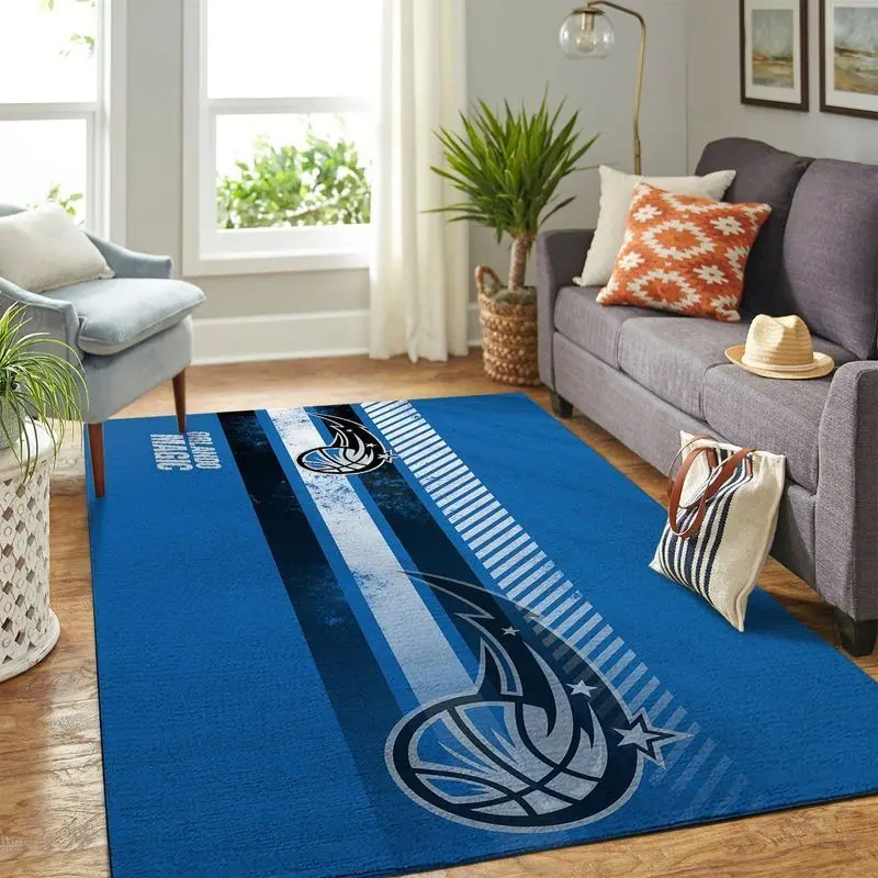 Orlando Magic Area Rug, NBA Floor Decor, Non-Slip for Basketball Fans 289180