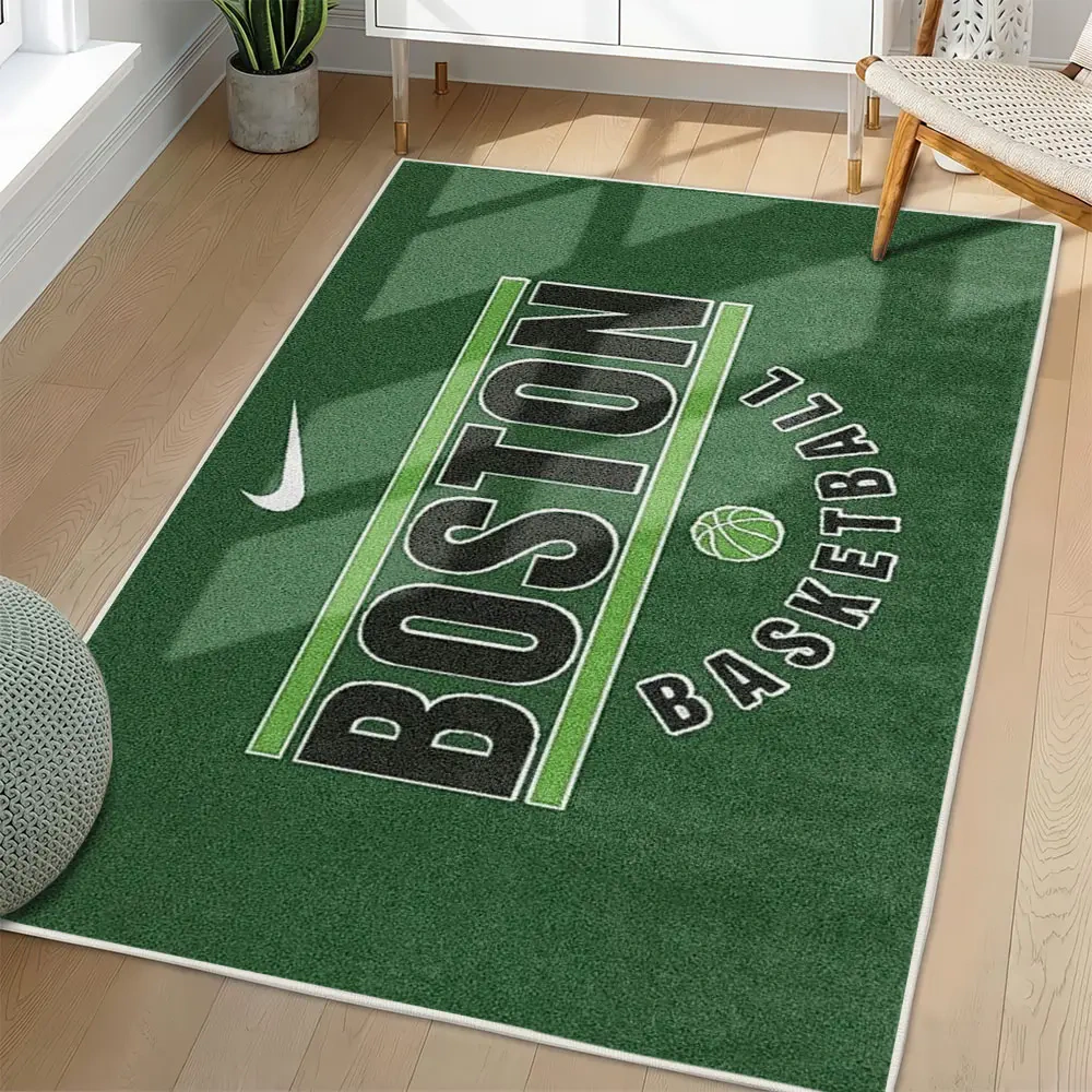 Boston Celtics Area Rug, NBA Non-Slip Mat for Basketball Fans 2250926459