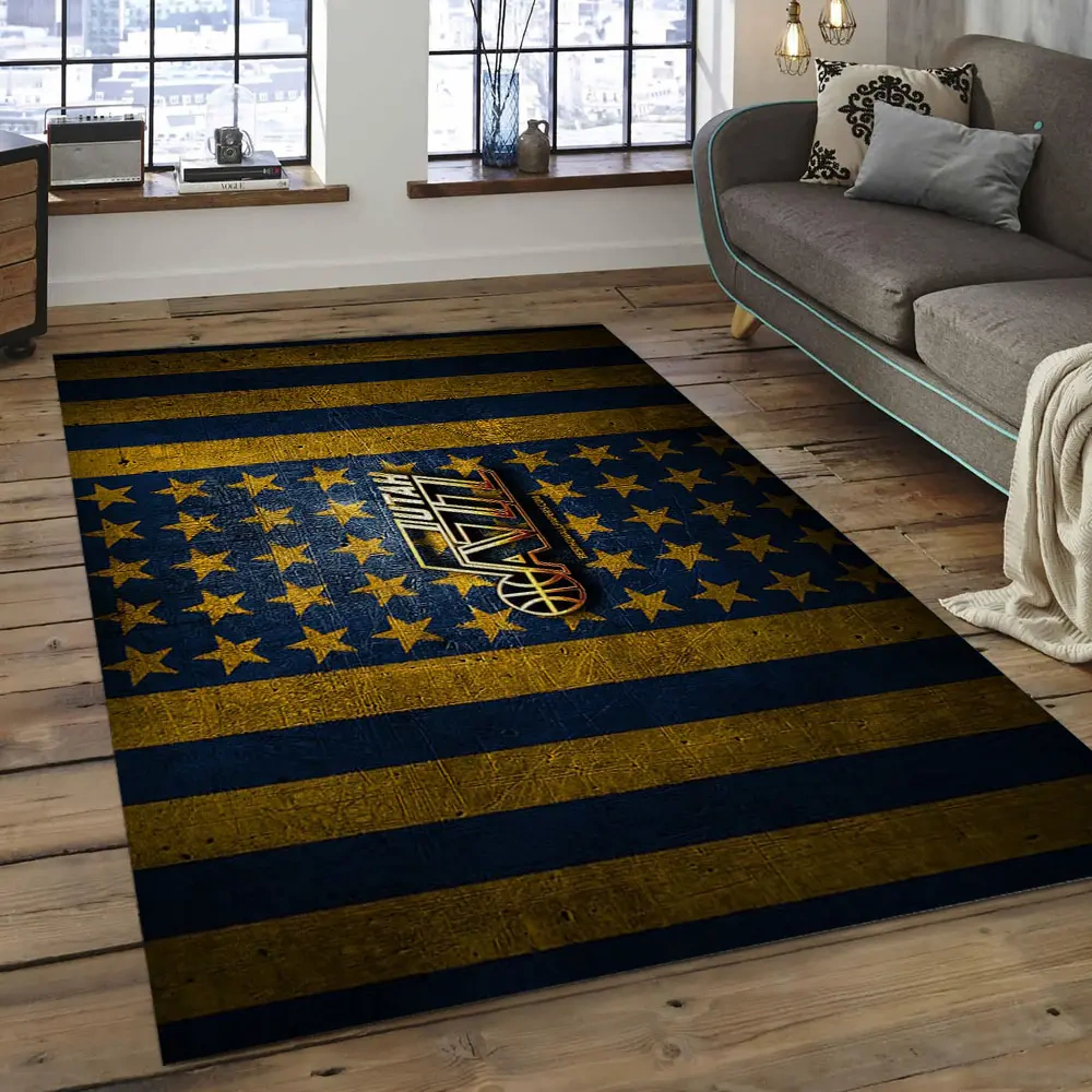 Utah Jazz Area Rug, NBA Floor Decor, Non-Slip for Basketball Fans 289976