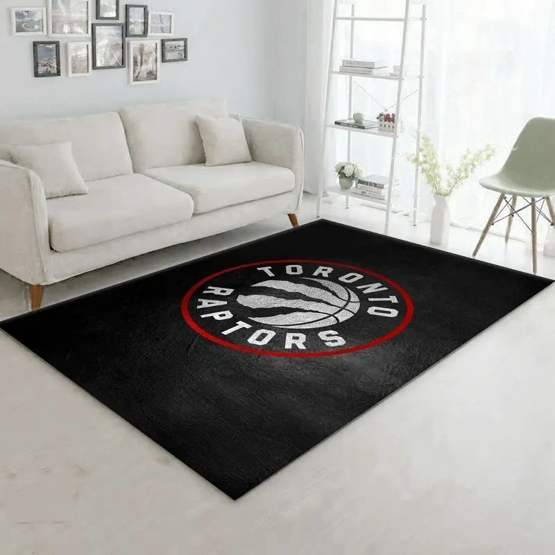 Toronto Raptors Area Rug, NBA Floor Decor, Non-Slip for Basketball Fans 2891355