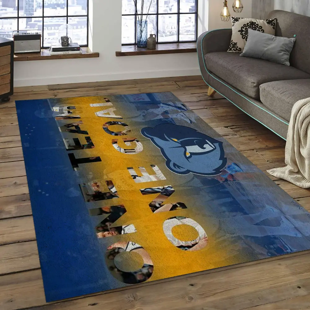 Memphis Grizzlies Area Rug, NBA Floor Decor, Non-Slip for Basketball Fans 2891026