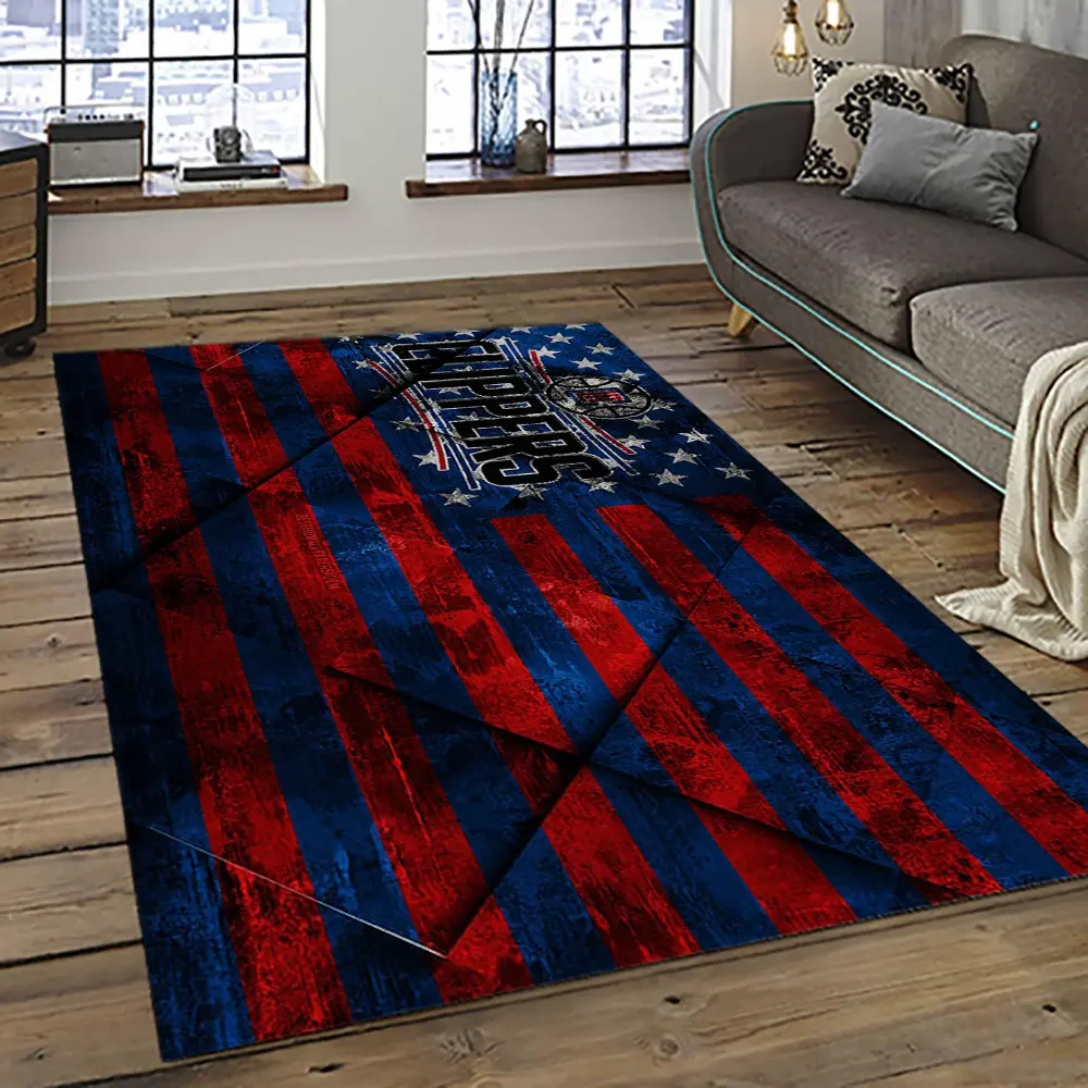 Los Angeles Clippers Area Rug, NBA Floor Decor, Non-Slip for Basketball Fans 289487