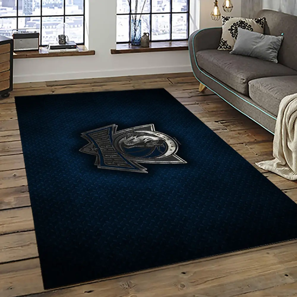 Dallas Mavericks Area Rug, NBA Floor Decor, Non-Slip for Basketball Fans 289306
