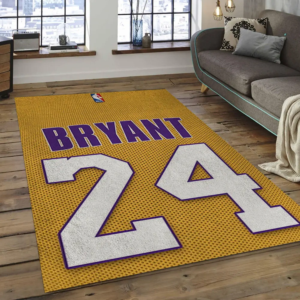 Los Angeles Lakers Area Rug, NBA Floor Decor, Non-Slip for Basketball Fans 289957