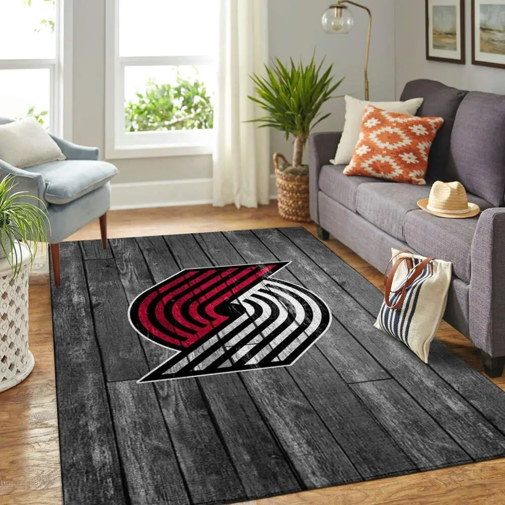 Portland Trail Blazers Area Rug, NBA Floor Decor, Non-Slip for Basketball Fans 2891109