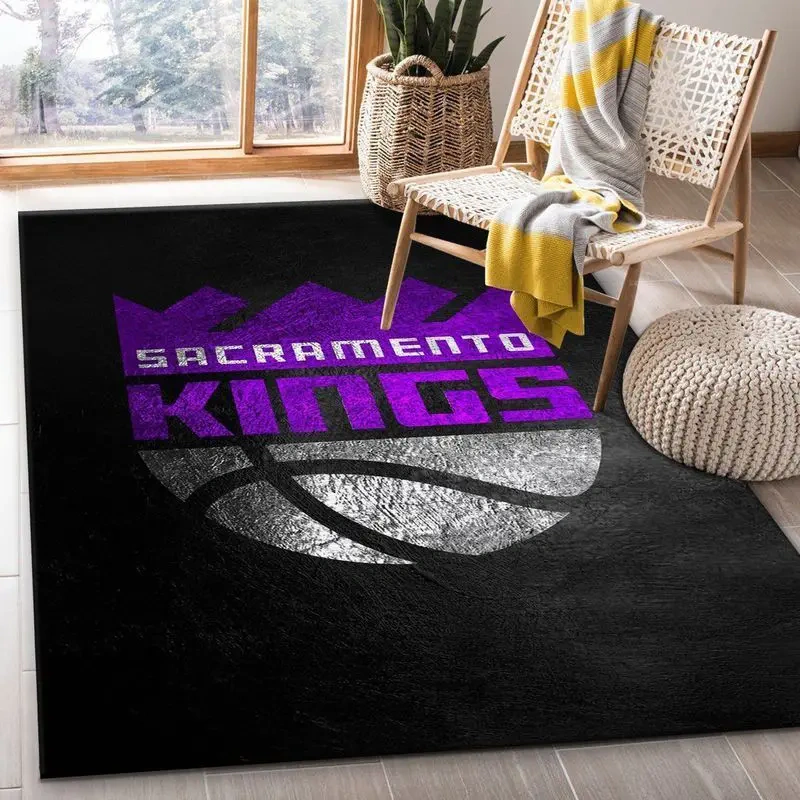 Sacramento Kings Area Rug, NBA Floor Decor, Non-Slip for Basketball Fans 2891120