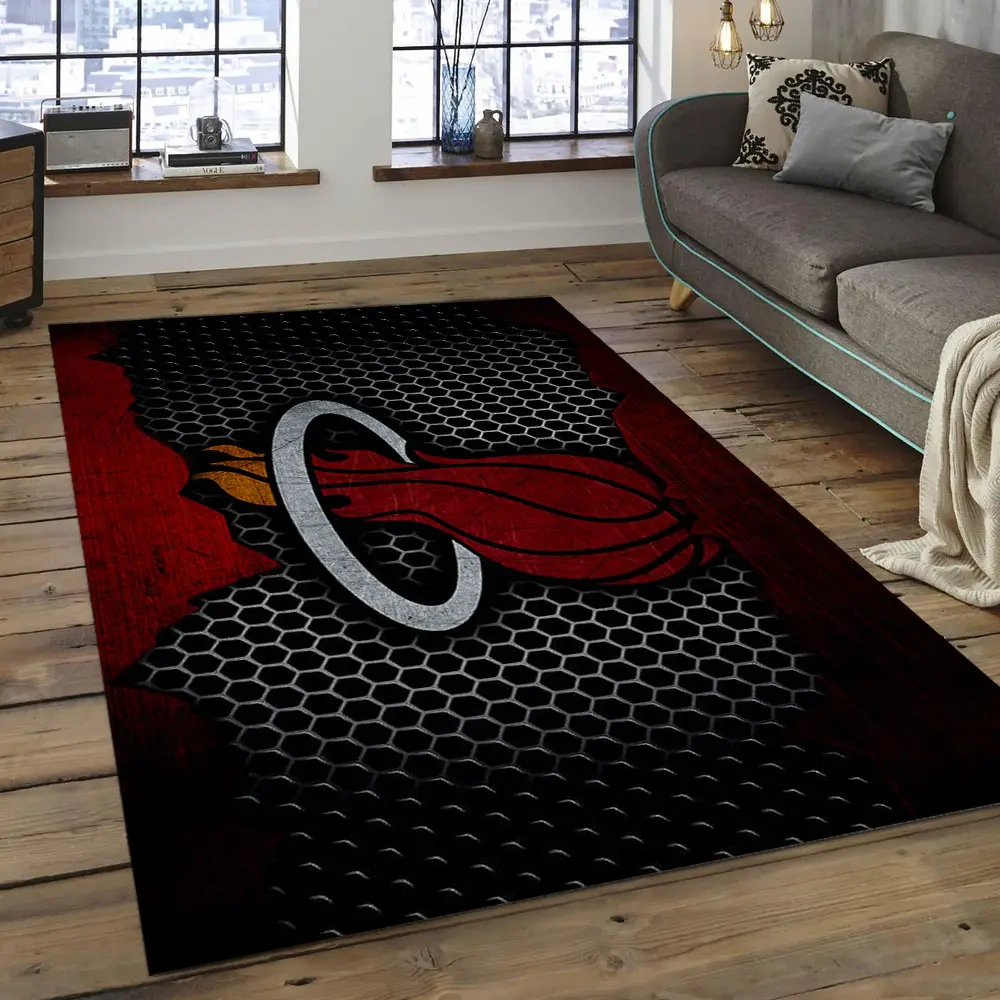 Miami Heat Area Rug, NBA Floor Decor, Non-Slip for Basketball Fans 289826