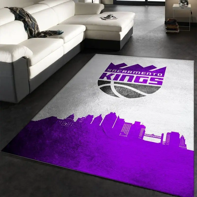 Sacramento Kings Area Rug, NBA Floor Decor, Non-Slip for Basketball Fans 2891118