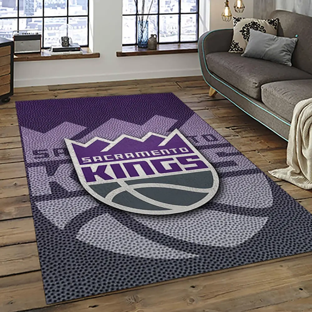 Sacramento Kings Area Rug, NBA Floor Decor, Non-Slip for Basketball Fans 289235