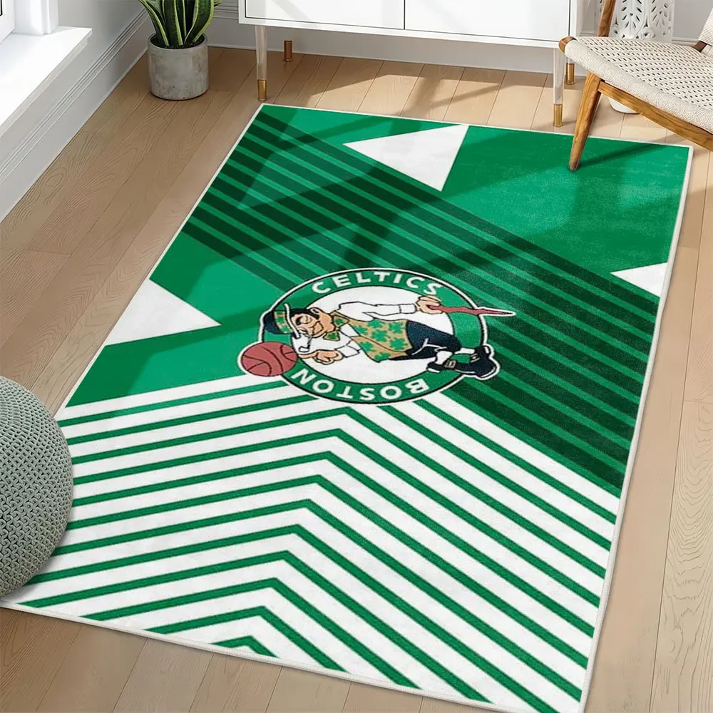Boston Celtics Area Rug, NBA Non-Slip Mat for Basketball Fans 2250926437