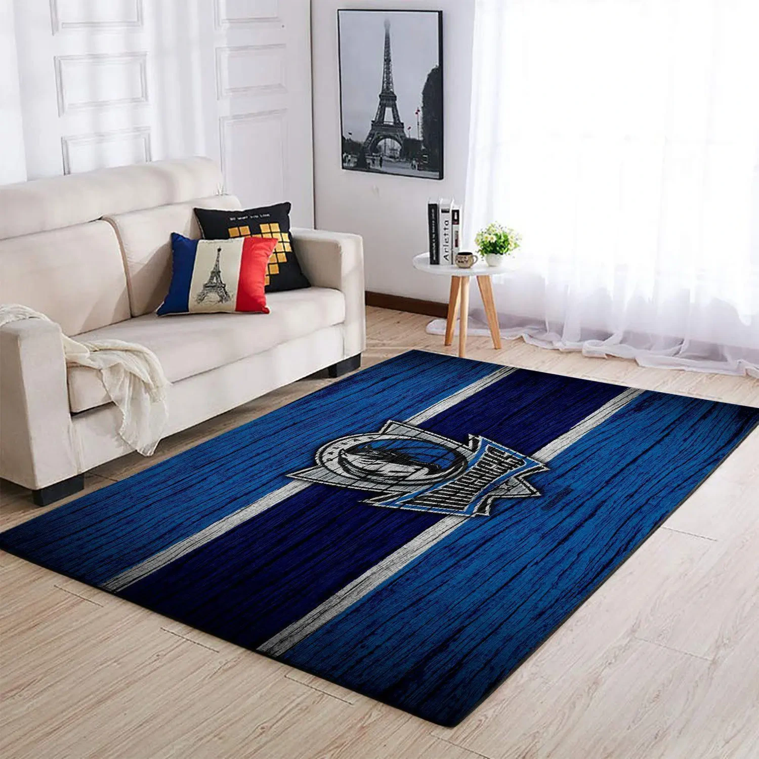 Dallas Mavericks Area Rug, NBA Floor Decor, Non-Slip for Basketball Fans 2891330