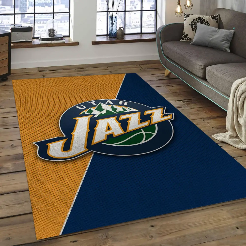 Utah Jazz Area Rug, NBA Floor Decor, Non-Slip for Basketball Fans 289958