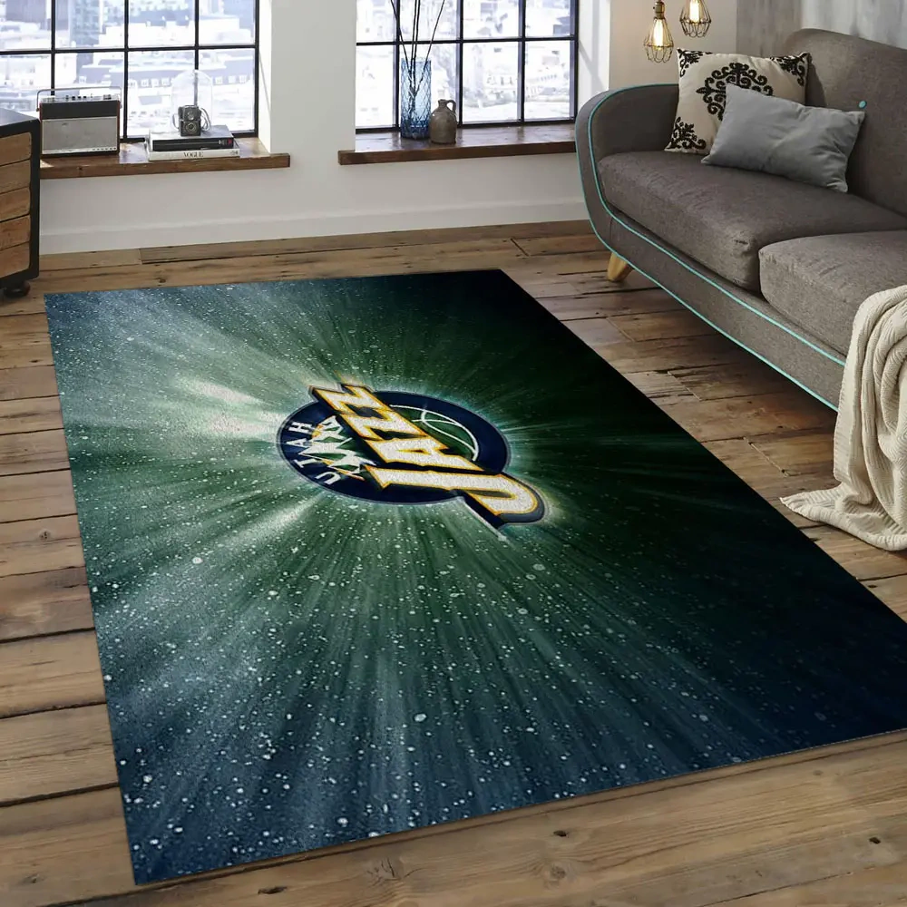 Utah Jazz Area Rug, NBA Floor Decor, Non-Slip for Basketball Fans 289966