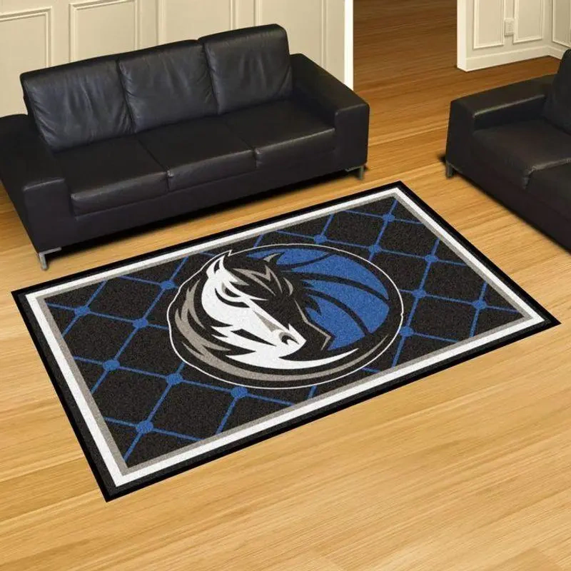 Dallas Mavericks Area Rug, NBA Floor Decor, Non-Slip for Basketball Fans 2891333