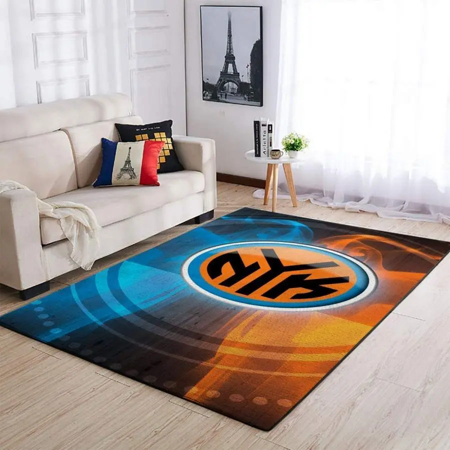 New York Knicks Area Rug, NBA Floor Decor, Non-Slip for Basketball Fans 2891148