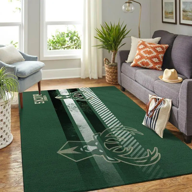 Milwaukee Bucks Area Rug, NBA Floor Decor, Non-Slip for Basketball Fans 2891307