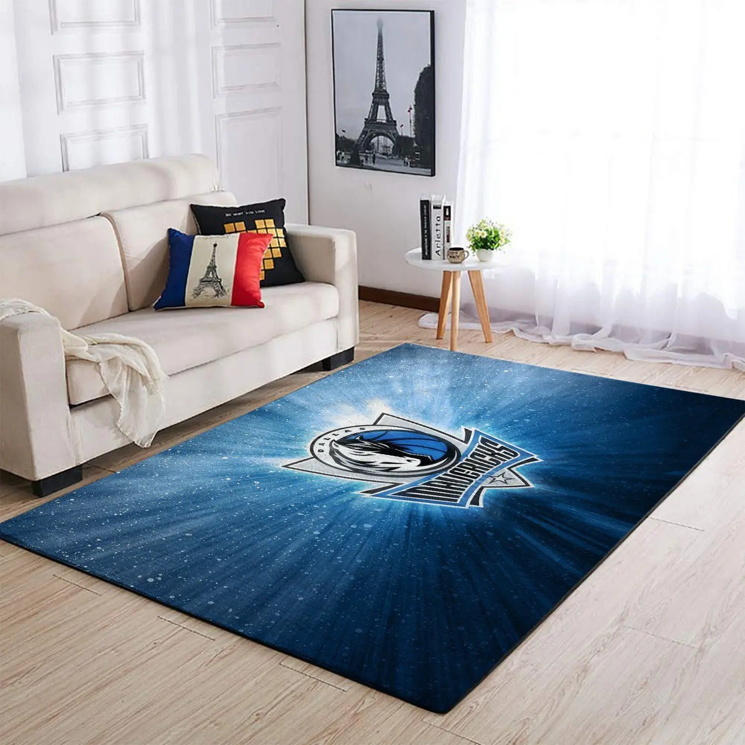 Dallas Mavericks Area Rug, NBA Floor Decor, Non-Slip for Basketball Fans 2891332