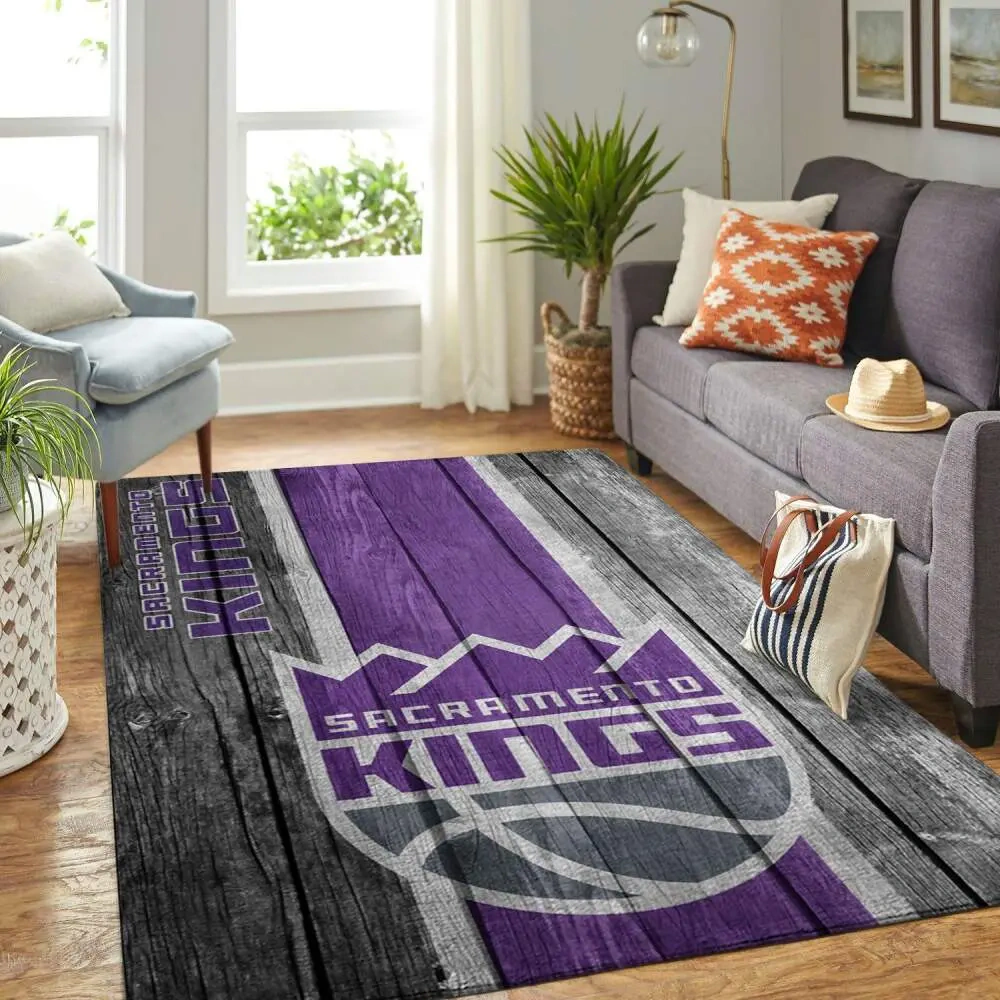 Sacramento Kings Area Rug, NBA Floor Decor, Non-Slip for Basketball Fans 2891121