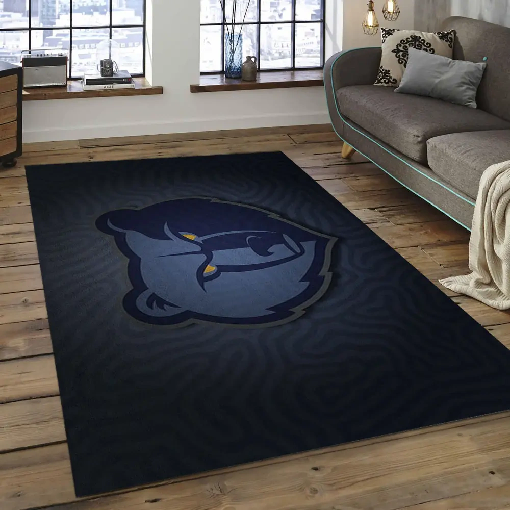 Memphis Grizzlies Area Rug, NBA Floor Decor, Non-Slip for Basketball Fans 2891042