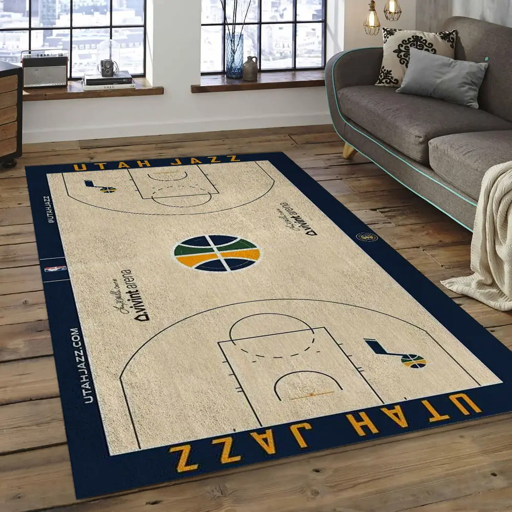 Utah Jazz Area Rug, NBA Floor Decor, Non-Slip for Basketball Fans 289961