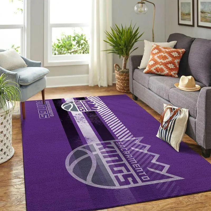 Sacramento Kings Area Rug, NBA Floor Decor, Non-Slip for Basketball Fans 2891114
