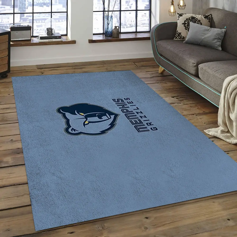 Memphis Grizzlies Area Rug, NBA Floor Decor, Non-Slip for Basketball Fans 2891040