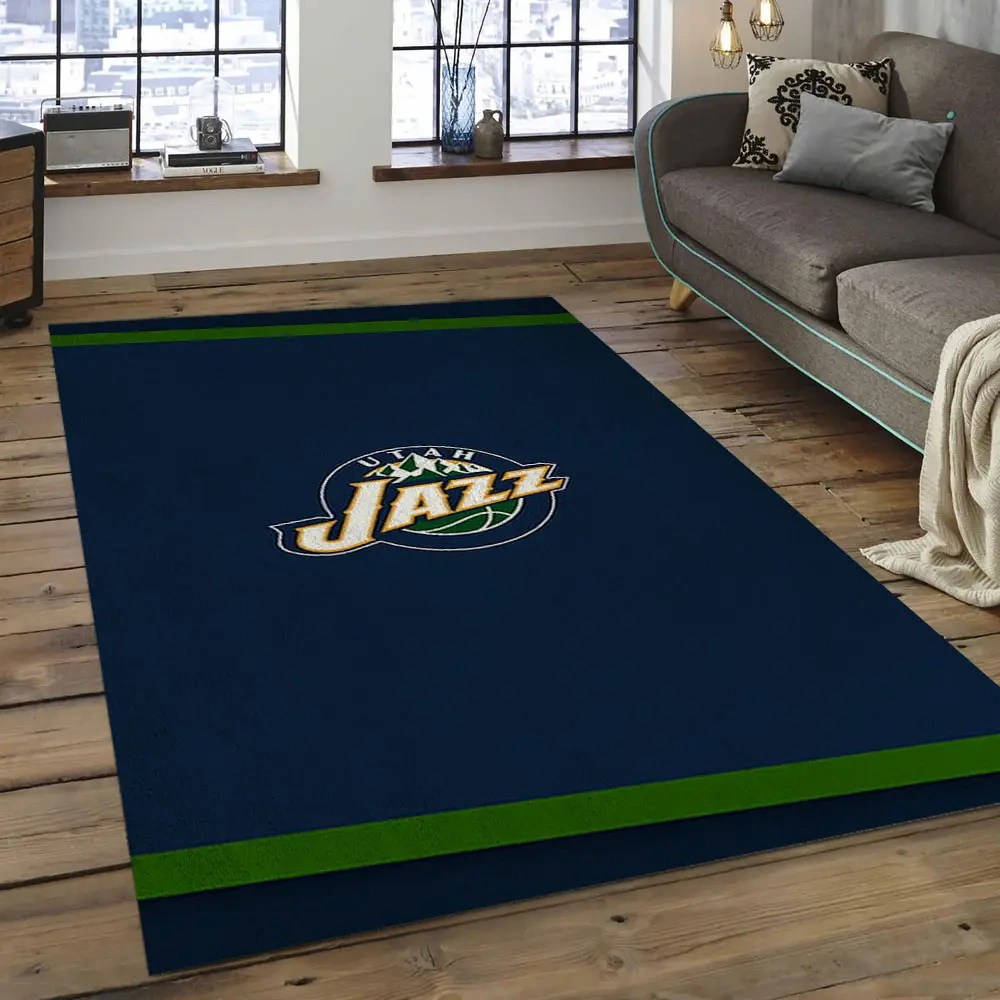 Utah Jazz Area Rug, NBA Floor Decor, Non-Slip for Basketball Fans 289970