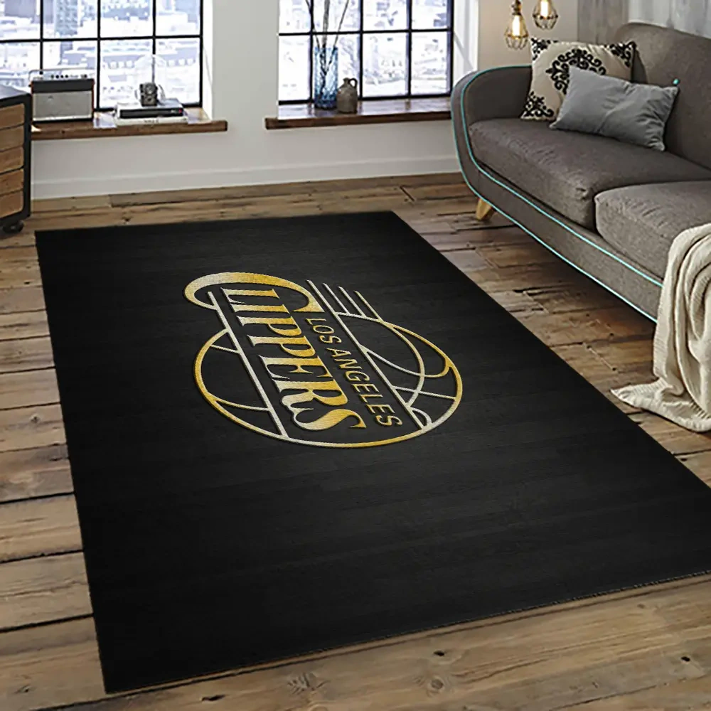Los Angeles Clippers Area Rug, NBA Floor Decor, Non-Slip for Basketball Fans 289491