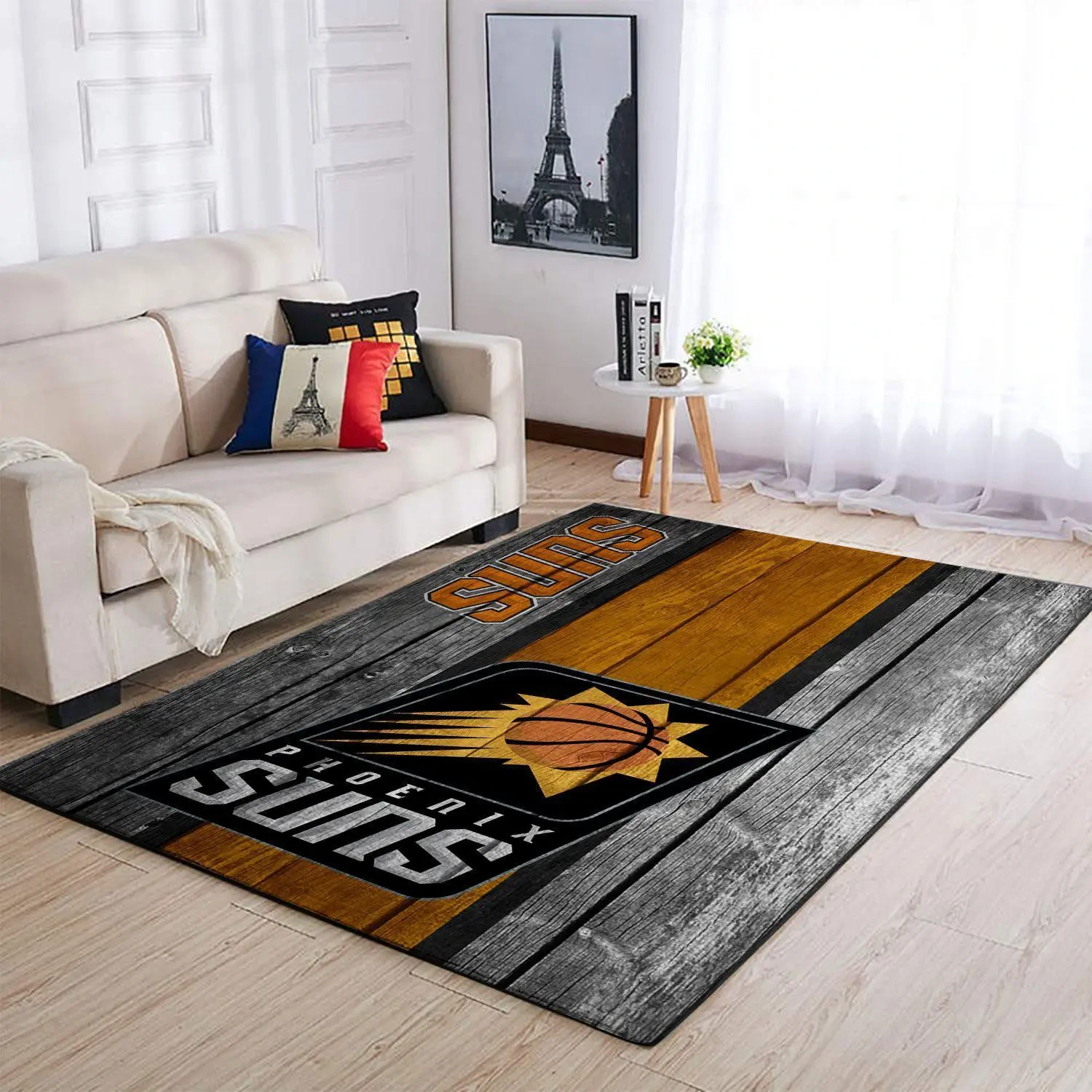 Phoenix Suns Area Rug, NBA Floor Decor, Non-Slip for Basketball Fans 2891317