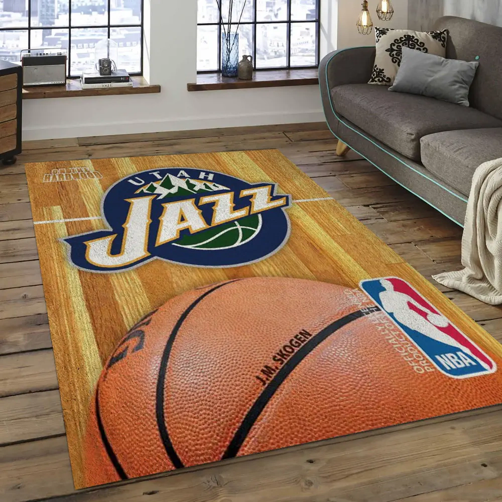 Utah Jazz Area Rug, NBA Floor Decor, Non-Slip for Basketball Fans 289959