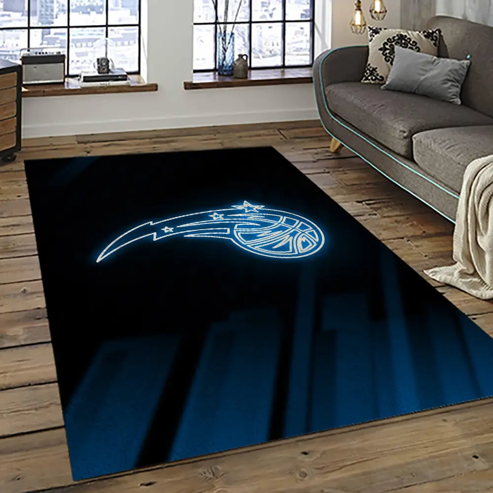 Orlando Magic Area Rug, NBA Floor Decor, Non-Slip for Basketball Fans 289381