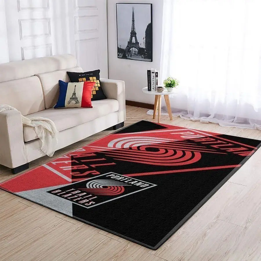 Portland Trail Blazers Area Rug, NBA Floor Decor, Non-Slip for Basketball Fans 2891108