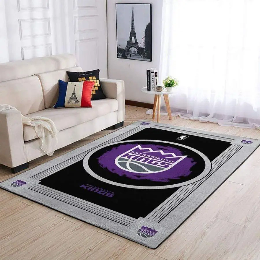 Sacramento Kings Area Rug, NBA Floor Decor, Non-Slip for Basketball Fans 2891306